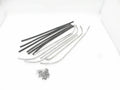 For Vespa Vbb Sprint 150 GS GL,FLOOR Runner Channel Rubber Inserts End Cap @Lk