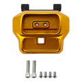 Gold Handlebar Riser Gauge Mount Fit For Harley Softail Fat Boy Flfb Flfbs 18-25