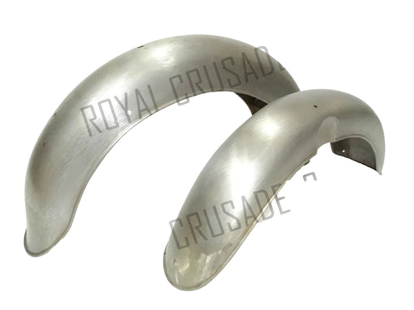Fit For Norton Featherbed Slimline Raw Mudguard Set (PRE-DRILLED)