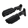 Black Rear Passenger Footpeg Pegs Mount Fit For Harley Touring Road Glide 93-25