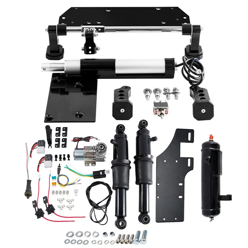 Electric Center Stand Air Ride Suspension Tank Fit For Harley Touring 2017-2025