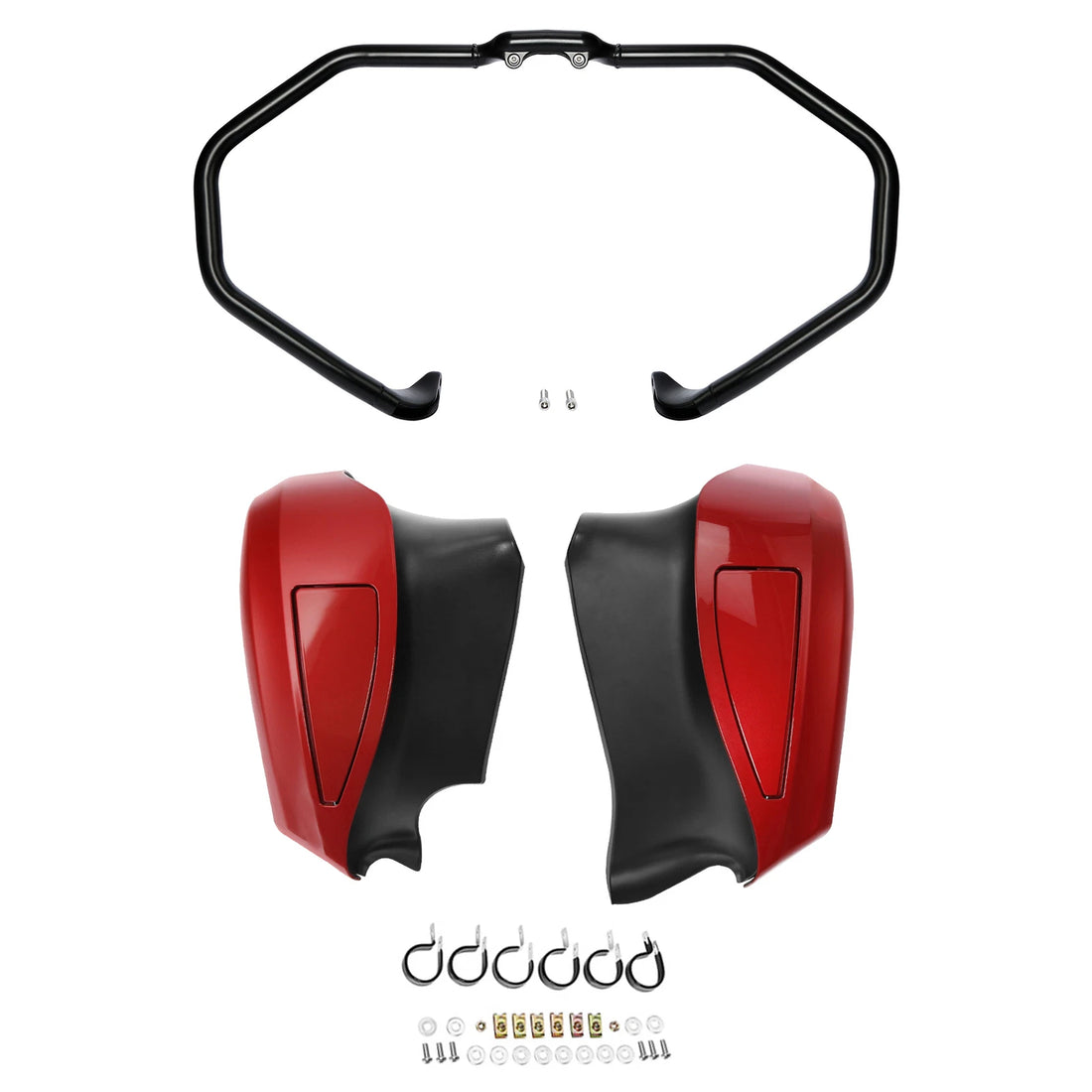 Engine Guard Bar Lower Fairings Fit For Indian Chieftain 2014-2023 Ruby Metallic