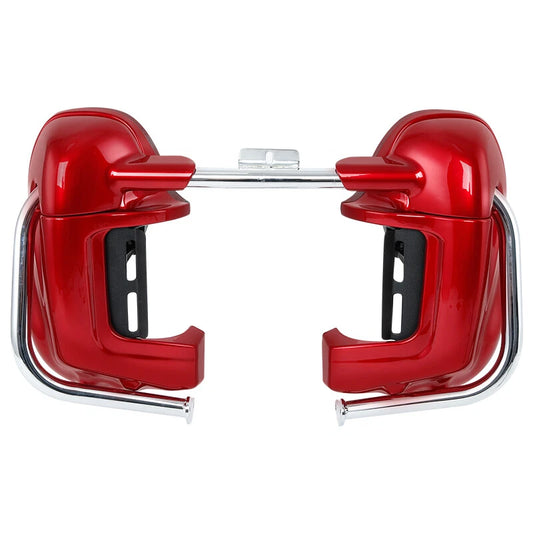 Lower Vented Fairings Engine Guard Crash Bar Fit For Harley Electra Glide 97-08