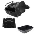 Black King Trunk Backrest Base Plate Fits For Harley Touring Street Glide 14-26