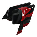 Stretched Side Cover Fit For Harley Street Glide 14-23 Starfire Black/Atomic Red