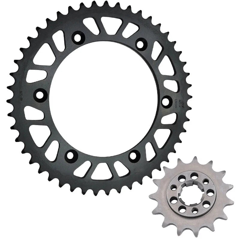 520 48T 15T Front Rear Sprocket Set For Suzuki DR800S DR750S Big 1988-1990