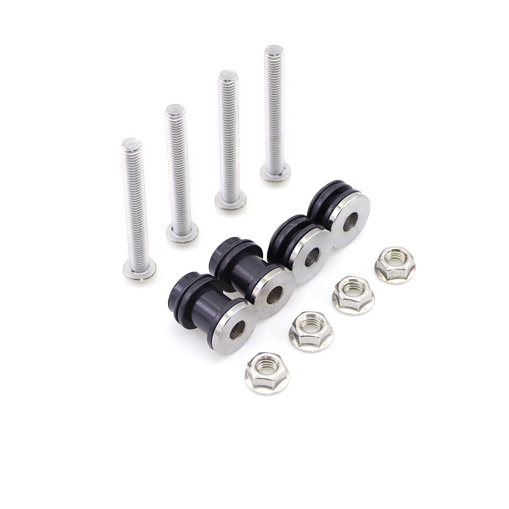 Detachable Sissy Bar Backrest Docking Hardware Set For Harley 883 1200 04-18