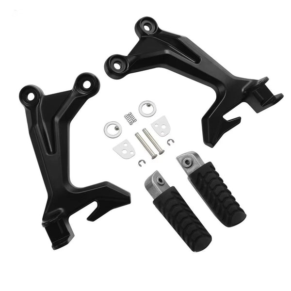 Black Rear Foot Peg Bracket For Kawasaki Ninja 650 Z650 2017-2025 Z650RS 2022-25