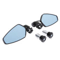 7/8" 22mm Handlebar Bar End Rear View Mirrors Fit For Honda Yamaha Suzuki Ducati