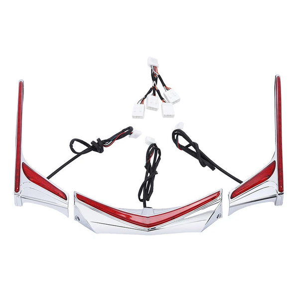 Rear Fender Tip Brake Vertical LED Light Strip Fit For Honda Goldwing 1800 12-17