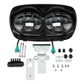 5.75" Dual LED Headlight Projector Fits For Harley Touring Road Glide 1998-2013