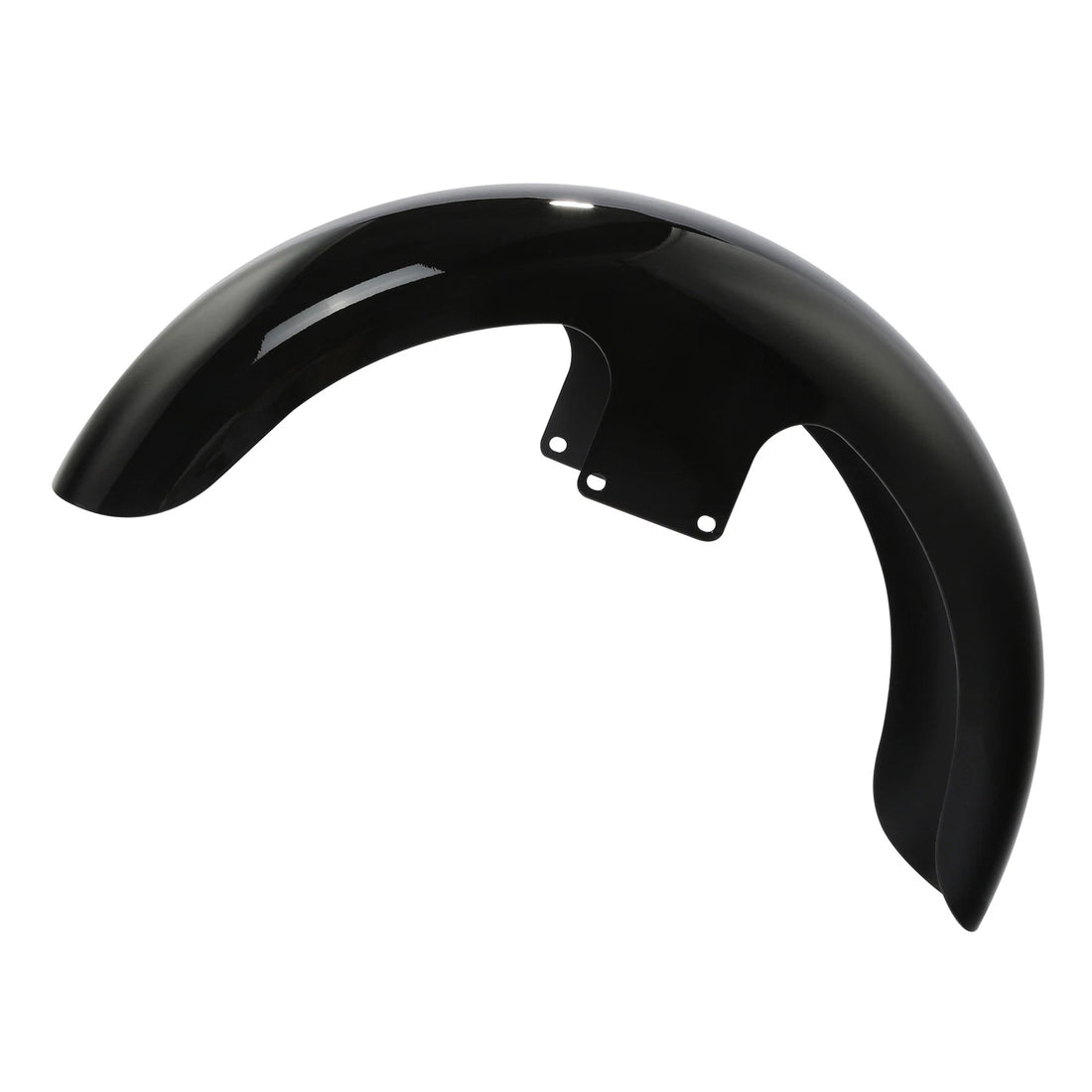 Vivid Black 23" Wrap Front Fender Fit For Harley Touring Road Street Glide 14-23