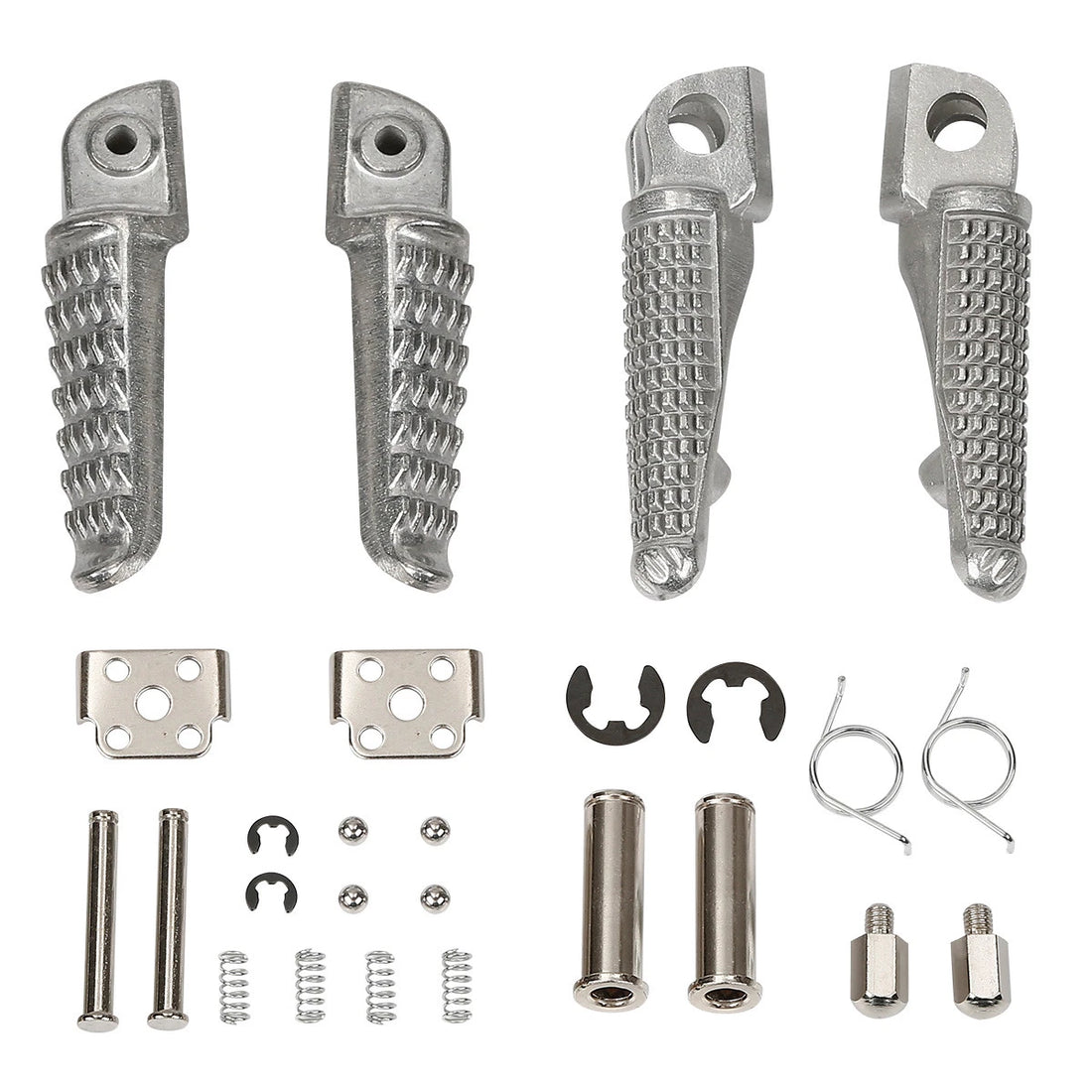 Rider Driver Passenger Footrests Footpegs Fit For Kawasaki Ninja ZX10R 2004-2013