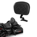 Black Driver Rider Backrest Fit For Harley Touring Tri Glide Electra Glide 09-23