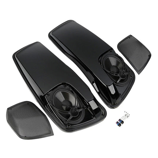 Saddlebag Lids 5"X7" Speakers Fit For Harley Touring Road Electra Glide 14-24 23