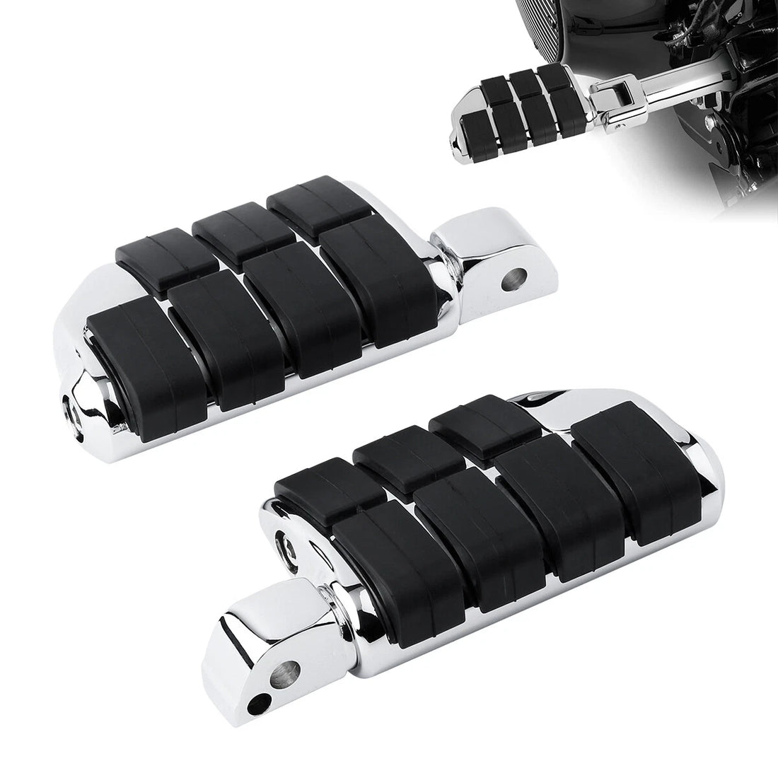 Rear Foot Pegs Footrests Fit For Harley Softail Sport Glide Deluxe Flde 18-23 22