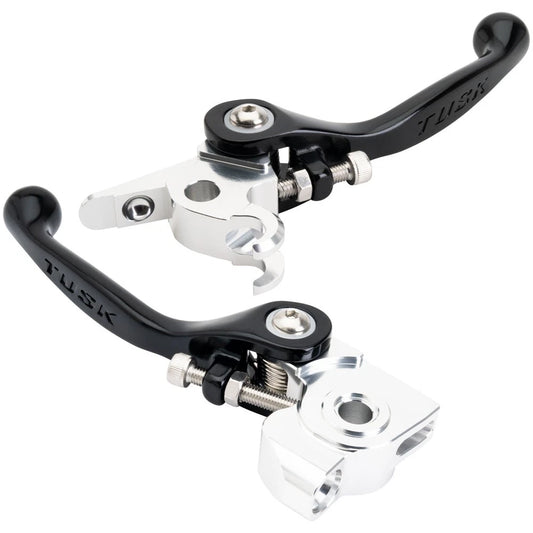 Tusk Axis Folding Lever Set Short Black For KTM 300 XC-W (E-Start) 2008-2013