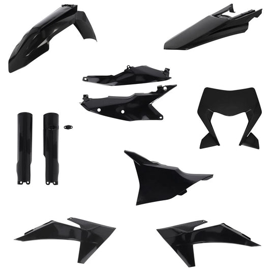 Acerbis 2986550001 Full Plastic Kit Black