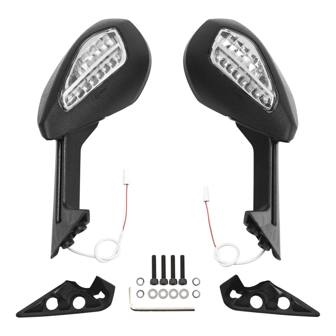 Rear-View Mirrors W/ Turn Signals Fit For Ducati 959 S Panigale 1299 S R 15-2020