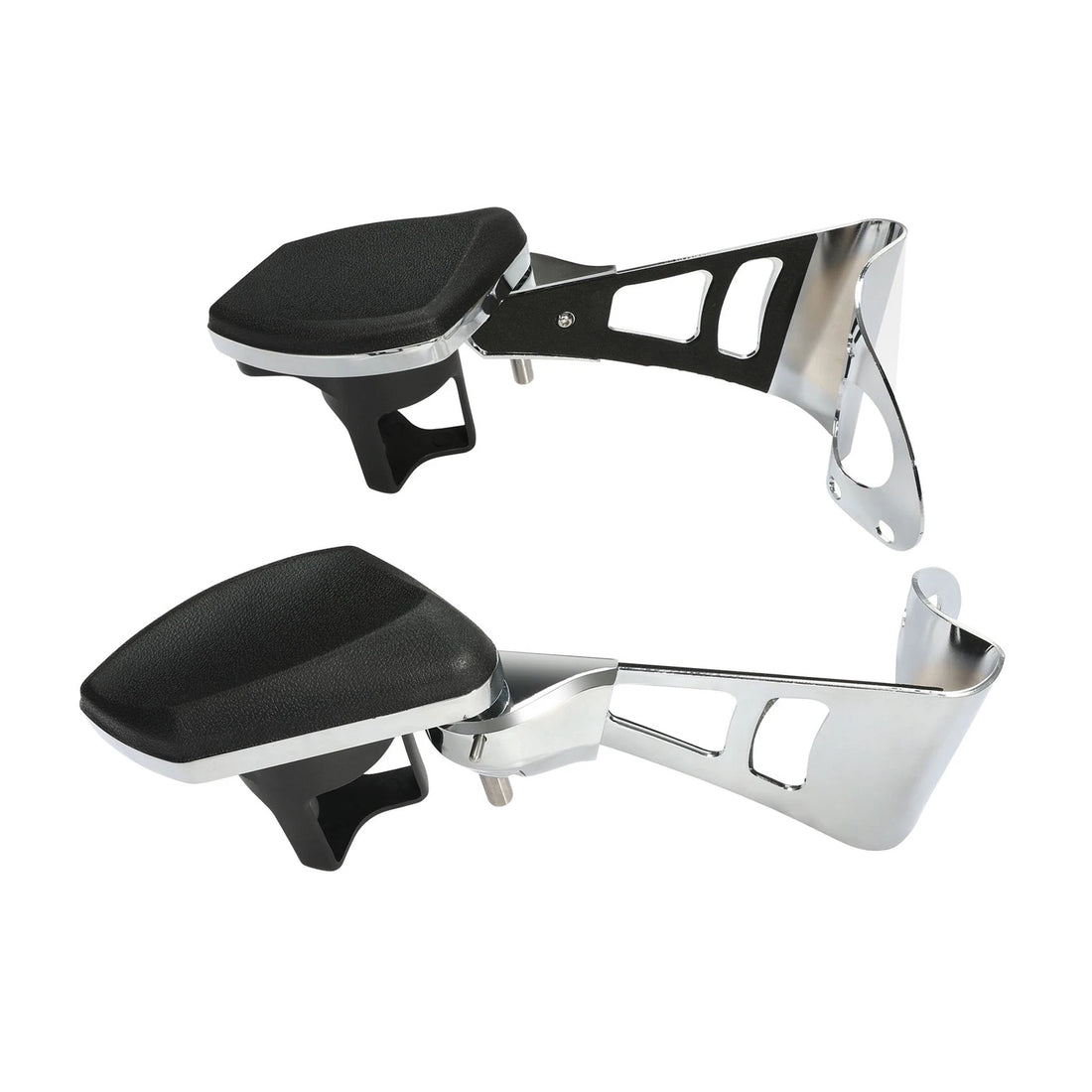 Rear Passenger Arm Rests Drink Holder Fit For Harley Touring Road King 2014-2025