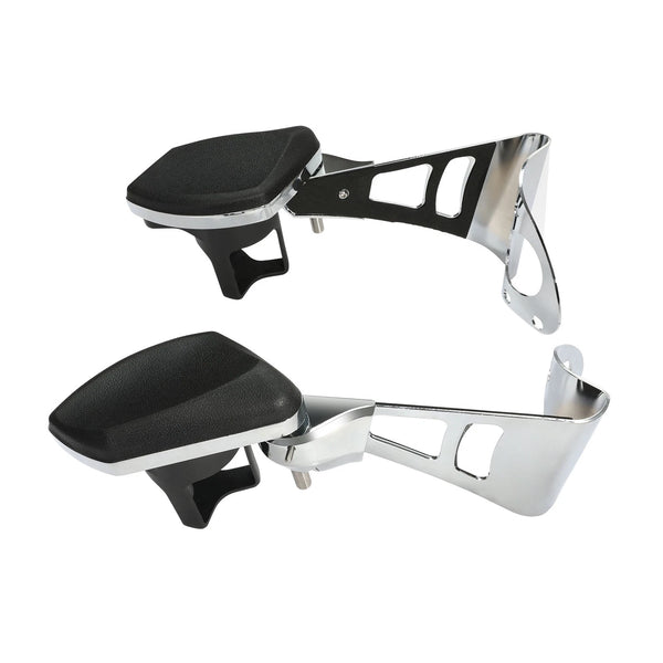 Rear Passenger Arm Rests Drink Holder Fit For Harley Touring Road King 2014-2025