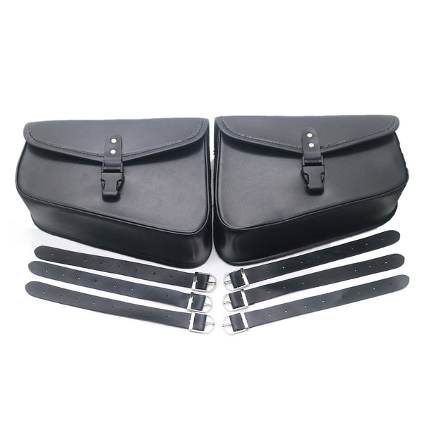 Motorcycle Saddlebags PU Leather Pouch Bag For Harley Sportster XL 883 1200