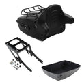 King Trunk Backrest Pad Rack Mount Fit For Harley Heritage Classic Flhcs 2018-26