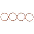 4 PCS Motorcycle Exhaust Pipe Gasket 42 x 36 x 2.5 MM