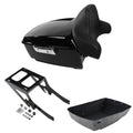 King Trunk Backrest Mount Rack Fit For Harley Heritage Classic Deluxe 2018-2026