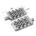 Chrome Footpeg Foot Rest Fit For Harley Male-mount Touring Sportster XL 1200 883
