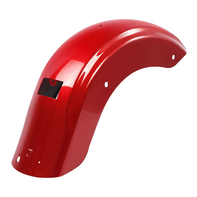 Rear Fender Fit For Harley Electra Road Glide 09-24 Wicked Red/Barracuda Silver