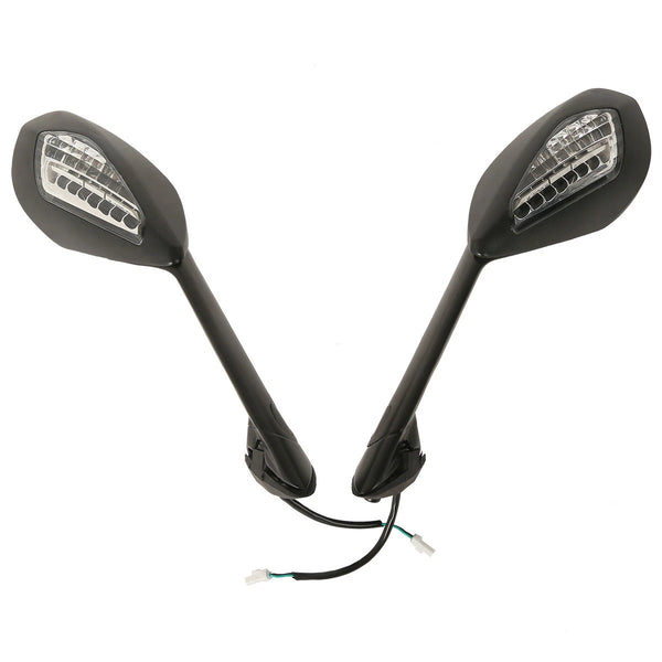 Rear View Mirror W/Turn Signal Fit For Ducati Panigale 1199 1199S 1199R 12-15 14