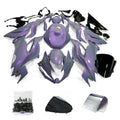 Chameleon Gray Pearl Purple Fairing Kit +Tank For Kawasaki Ninja ZX6R 2019-2023