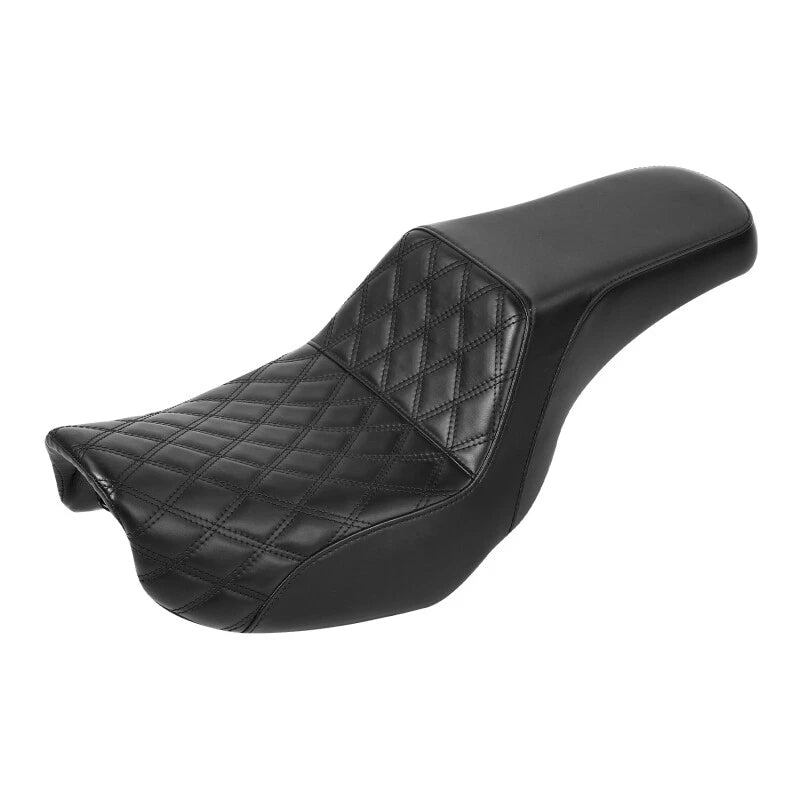 Black Driver & Passenger Seat Fit For Harley Dyna Low Rider Switchback 2006-2017