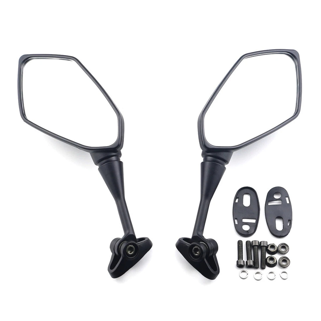 Left & Right Rearview Mirrors For Honda CBR600F4 CBR600F4i 1999-2006 Black