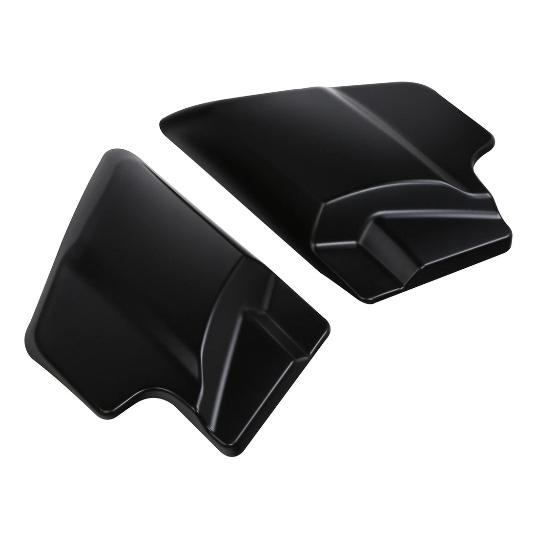 Battery Side Covers Panel Fit For Harley Touring Road King 2009-2024 Black Denim