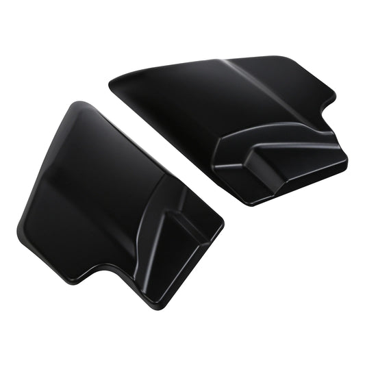 Battery Side Covers Panel Fit For Harley Touring Road King 2009-2024 Black Denim