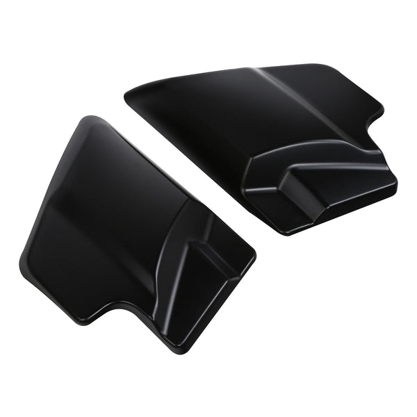 Battery Side Covers Panel Fit For Harley Touring Road King 2009-2024 Black Denim