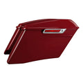 4" Hard Saddlebags Fit For Harley Touring Street Road Glide 14-2024 Billiard Red