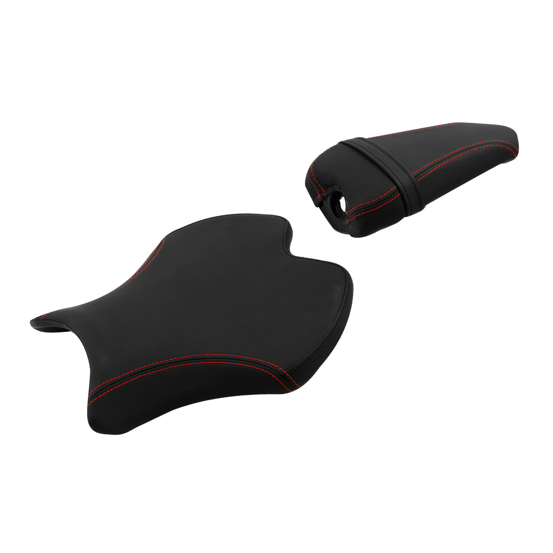 Black Red Driver & Passenger Seats Fit For Yamaha Yzf R6 2017-2022 2021 2020 19