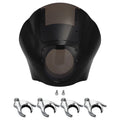 Quarter Fairing Windshield 49mm Fork Clamps Fit For Harley Dyna 06-17