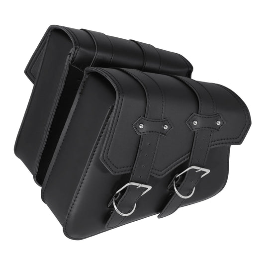 Black Saddlebags Luggage Bag Fit For Harley Davidson Sportster XL883 1200 Models