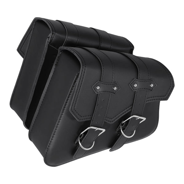 Black Saddlebags Luggage Bag Fit For Harley Davidson Sportster XL883 1200 Models
