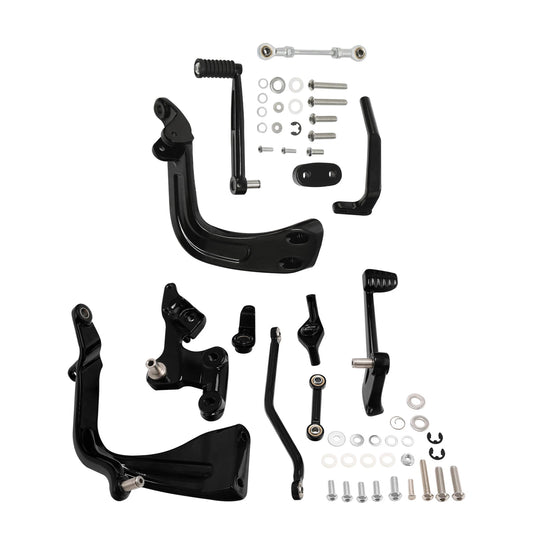 Mid-Controls Shift & Brake Side Fit For Harley Fat Bob Sport Glide Fxdrs 18-2025