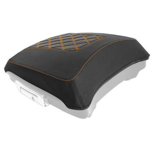 Orange Stitches Trunk Lids Cover Fit For Harley Touring Road Glide 14-24