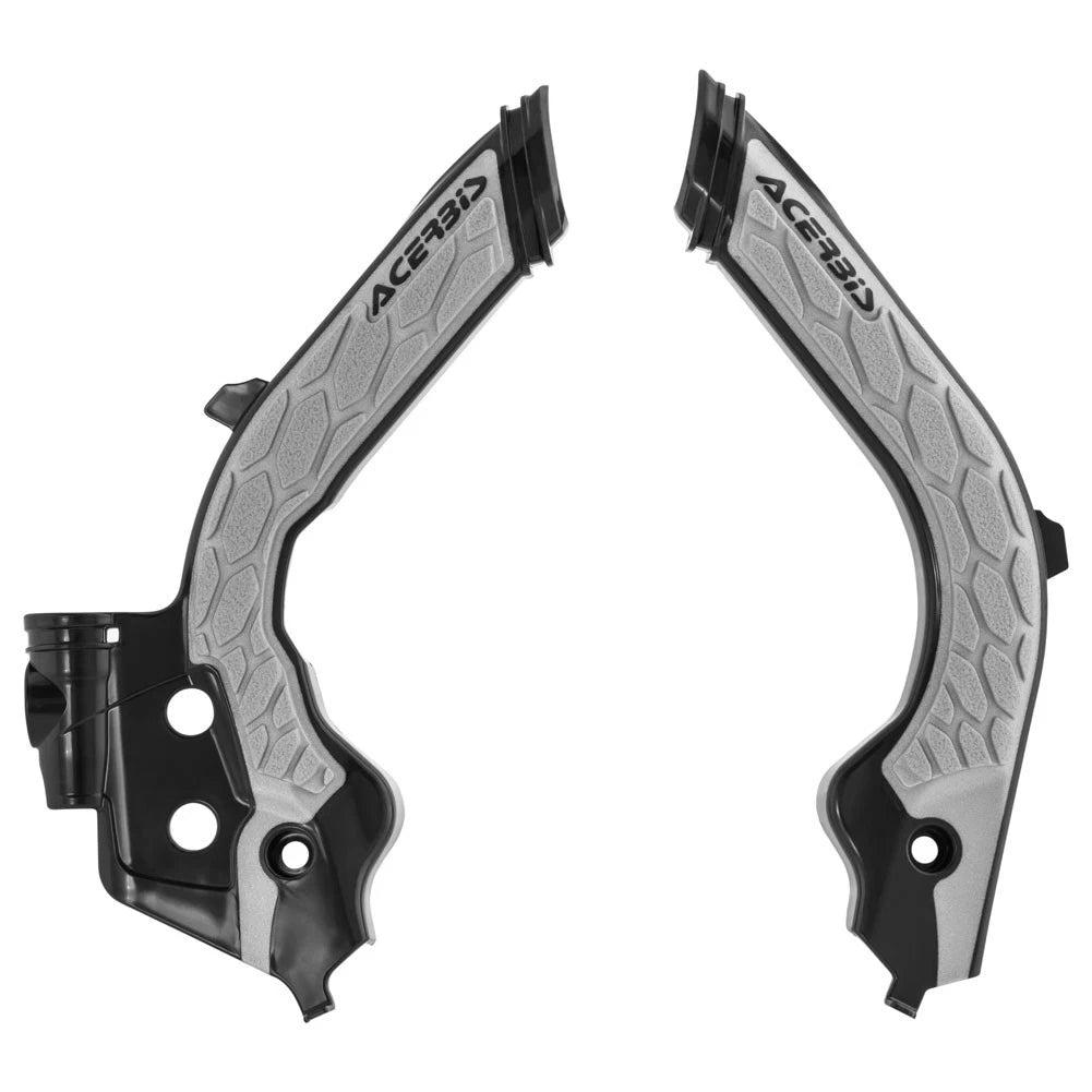 Acerbis X-Grip Frame Guards Black/Grey For Husqvarna FE 450 2023