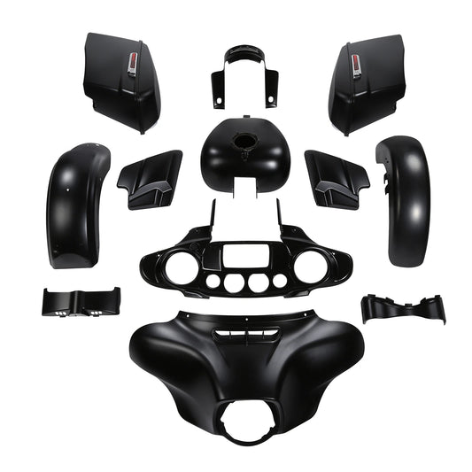Fairings Body Kit Fit For Harley Street Glide Special 2014-2024 2018 Black Denim