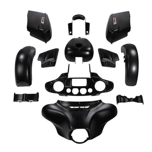 Fairings Body Kit Fit For Harley Street Glide Special 2014-2024 2018 Black Denim