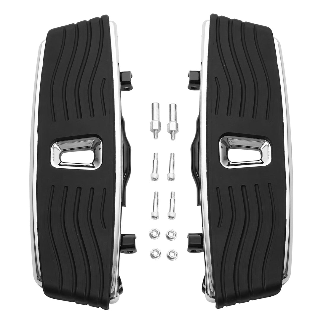 Chrome Rider Driver Floorboards Footboards Fit For Harley Cvo Road Glide 23-2025