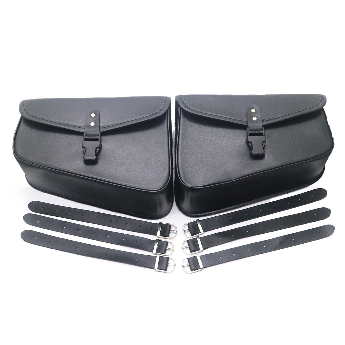 Motorcycle Saddlebags PU Leather Pouch Bag For Harley Sportster XL 883 1200
